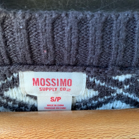 Mossimo Patterned Aztec Sweater With Stripes S/P - Picture 7 of 8